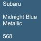 Preview: Subaru, Midnight Blue Metallic, 568.